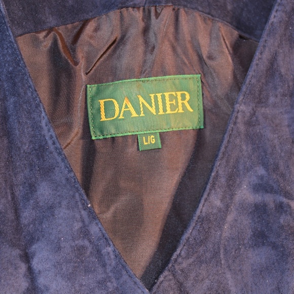 SUEDE LEAGHER DANIER DRESS SZ L - Picture 5 of 5